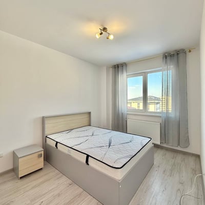 Rental of a modern 2-room apartment, Militari Residence, Chiajna, Bucharest, Romania